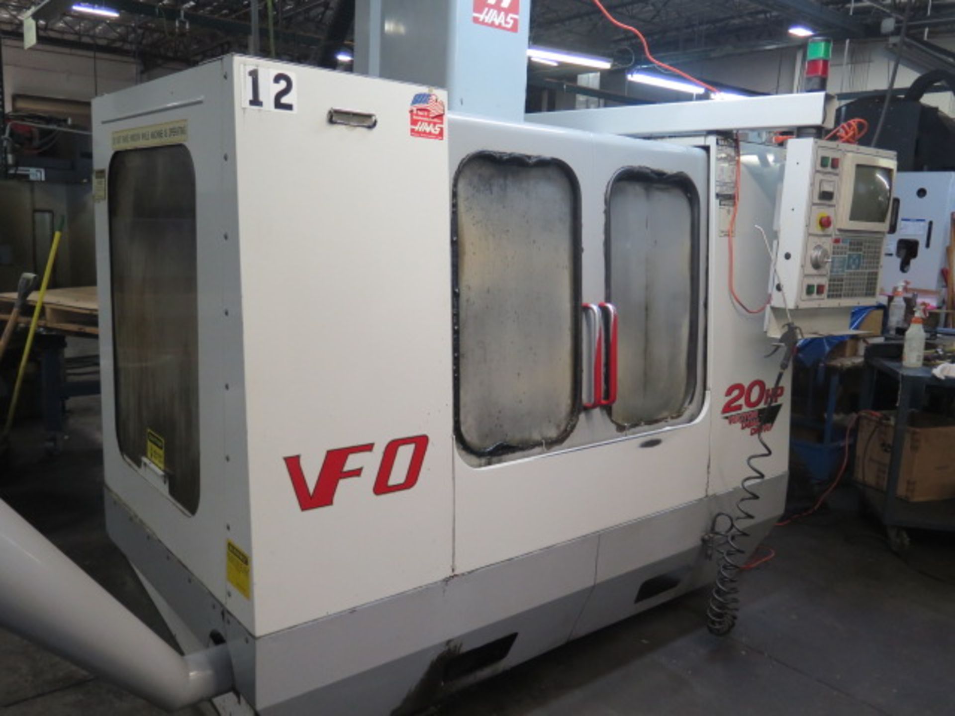 1999 Haas VF-0 CNC Vertical Machining Center s/n 18534 w/ Haas Controls, 20-Station ATC, CAT-40 - Image 2 of 14