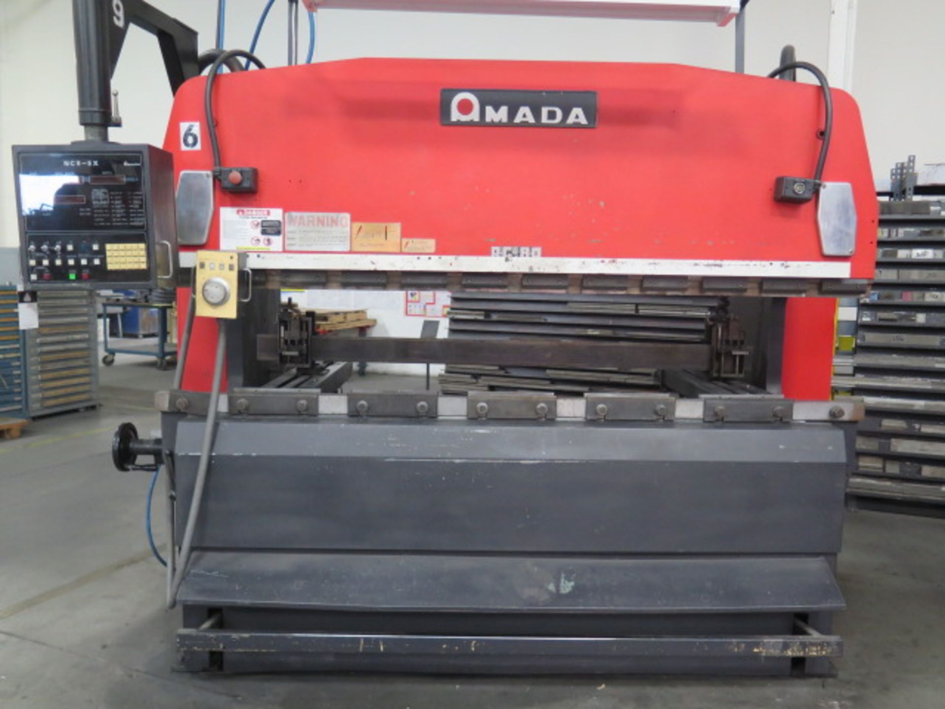 Amada RG-80 88 Ton x 8’ CNC Press Brake s/n NA w/ Amada NC9-EX II Controls, SOLD AS IS
