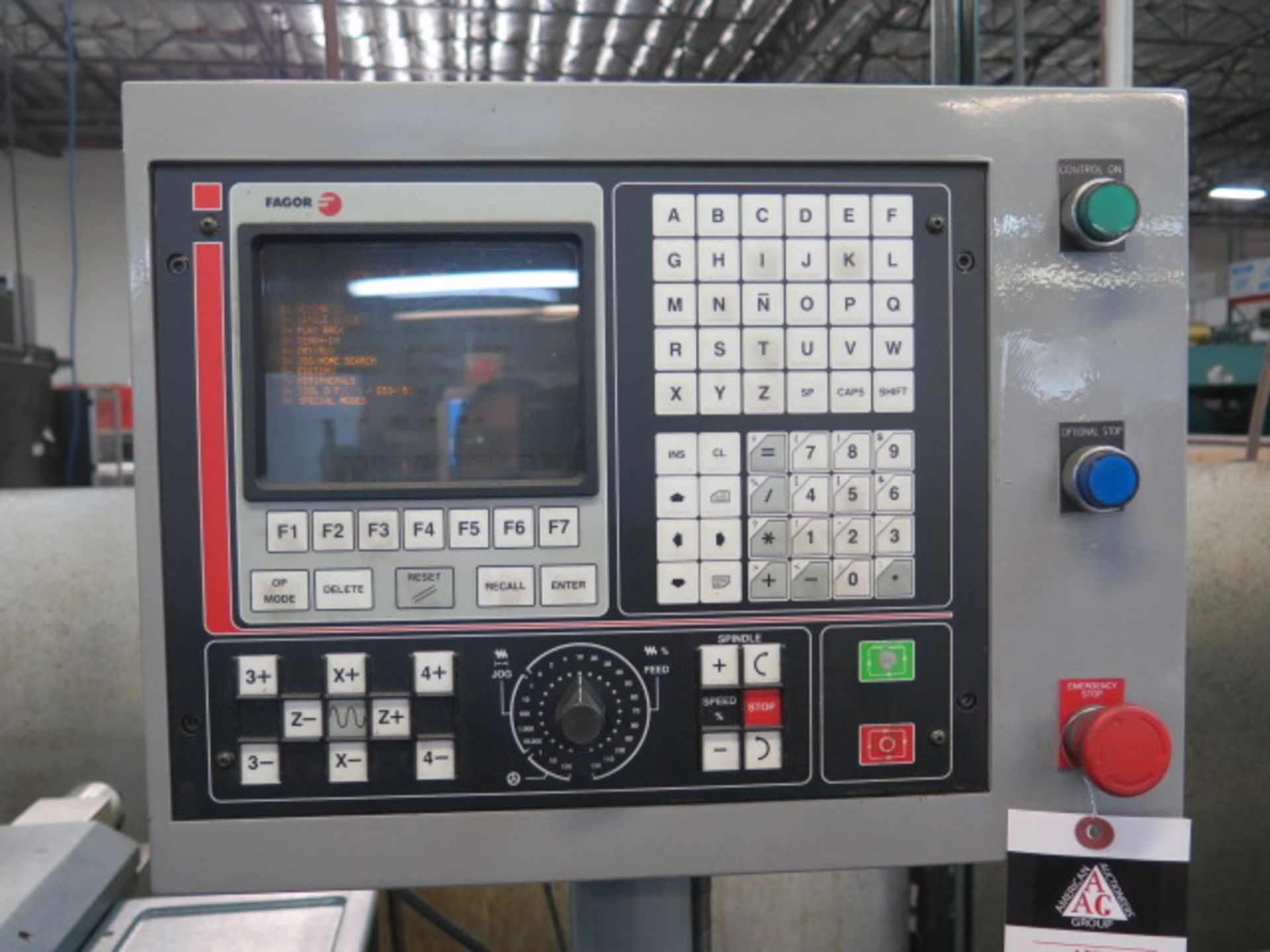 Hardinge / Dynamic CNC Cross Slide Lathe w/Fagor CNC Controls,Pneumatic 5C Collet Closer, SOLD AS IS - Image 12 of 13