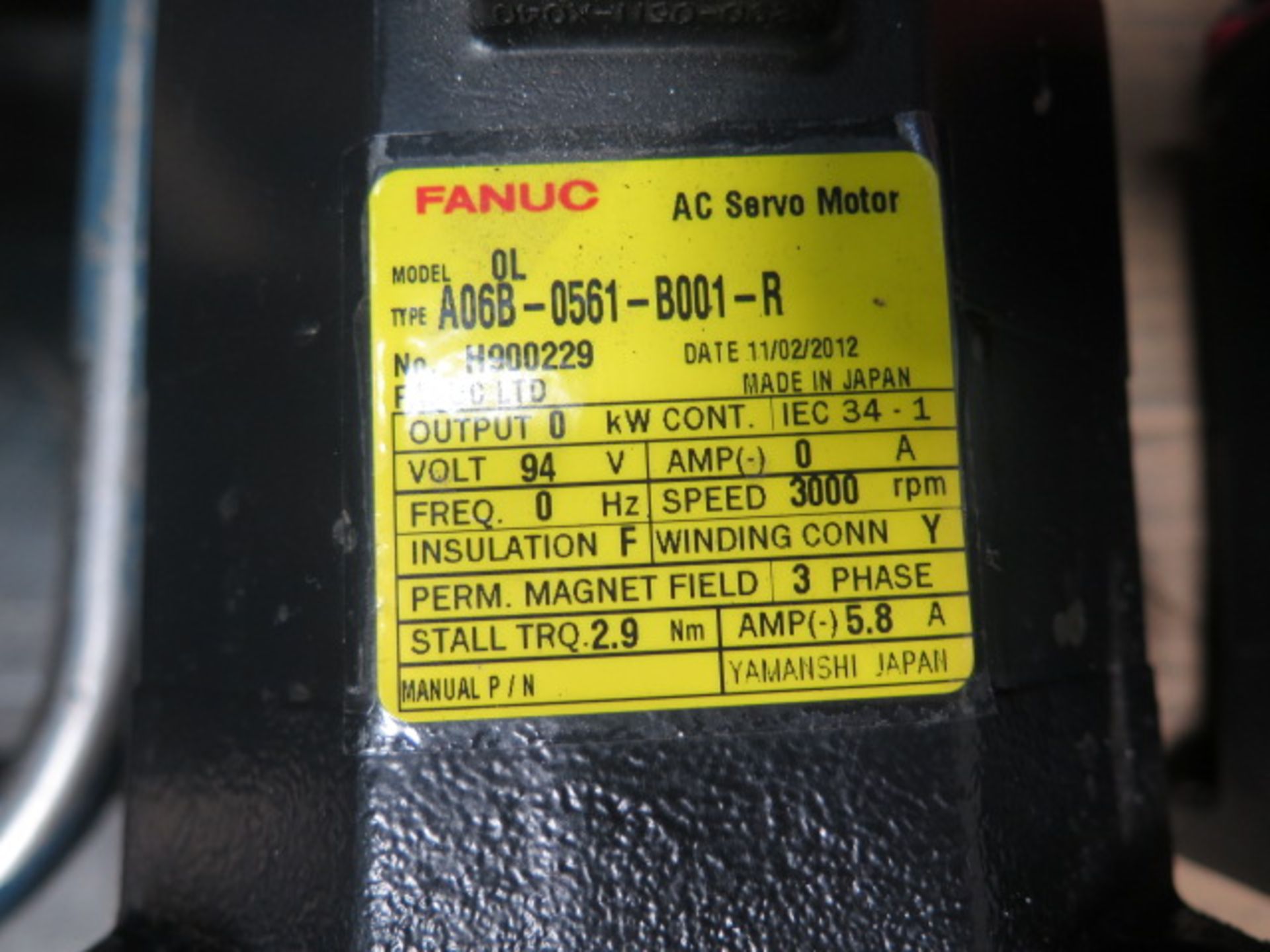 Fanuc Axes Drive Motors (4) (SOLD AS-IS - NO WARRANTY) - Image 5 of 10