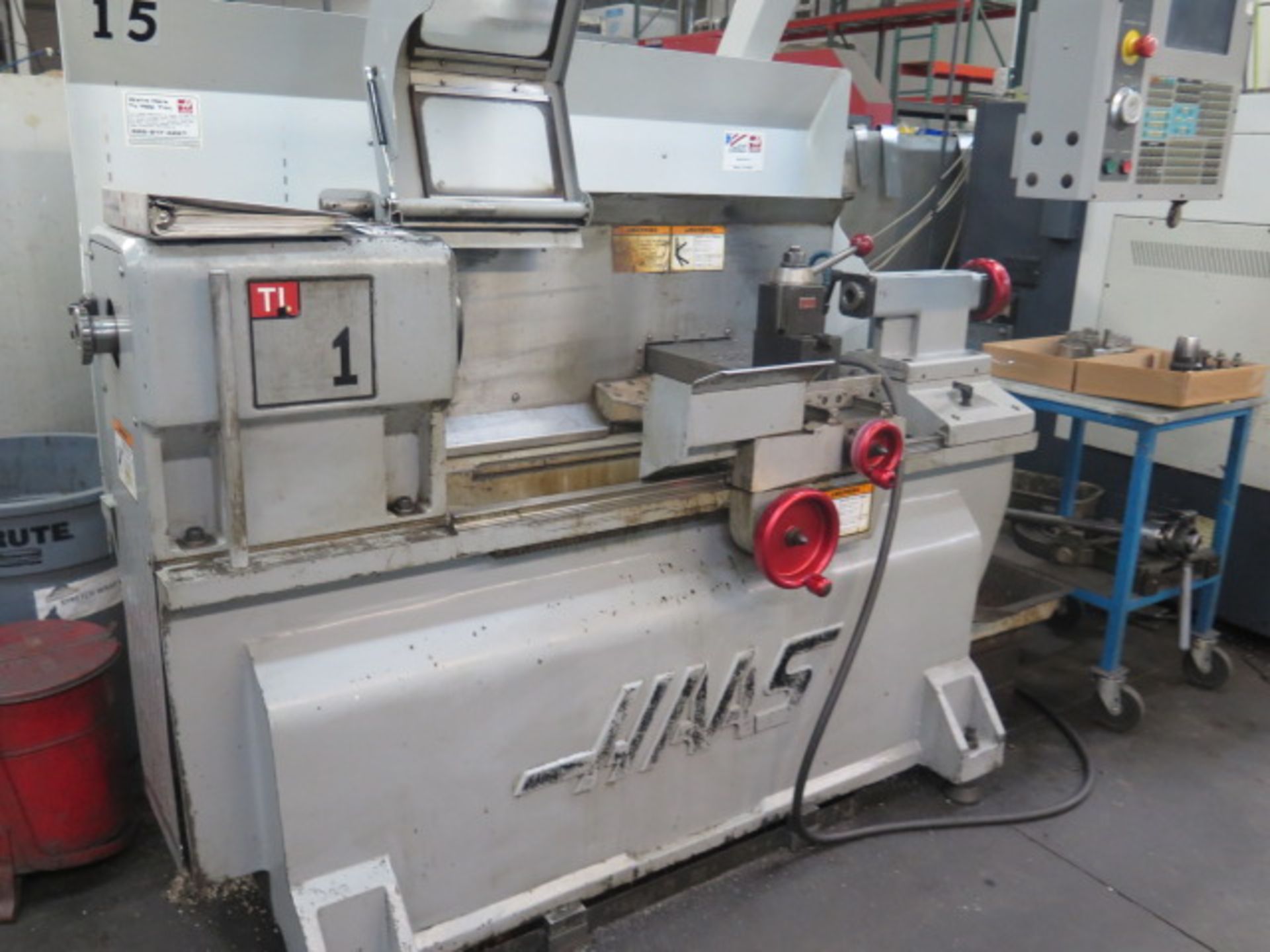 2006 Haas TL-1 CNC Lathe s/n 77069 w/ Haas Controls, Tailstock, Steady Rest, 2000 RPM, SOLD AS IS - Image 2 of 14