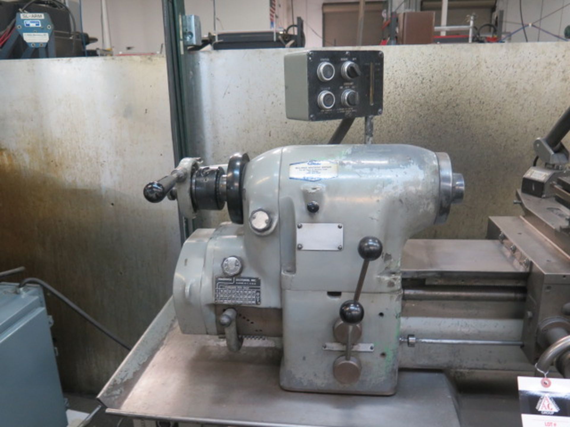 Hardinge HLV-H Wide Bed Tool Room Lathe s/n HLV-H-3211 w/ 125-3000 RPM, Inch Threading, SOLD AS IS - Image 4 of 13