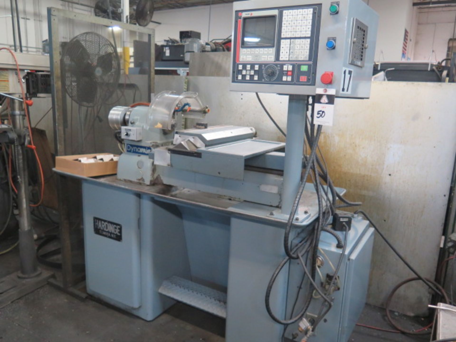 Hardinge / Dynamic CNC Cross Slide Lathe w/Fagor CNC Controls,Pneumatic 5C Collet Closer, SOLD AS IS - Image 3 of 13