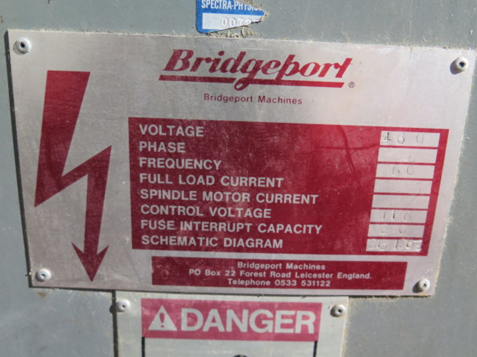 Bridgeport Series II Interact 2 CNC 3-Axis Vertical Mill w/ Heidenhain DNC151 Controls, SOLD AS IS - Image 9 of 9