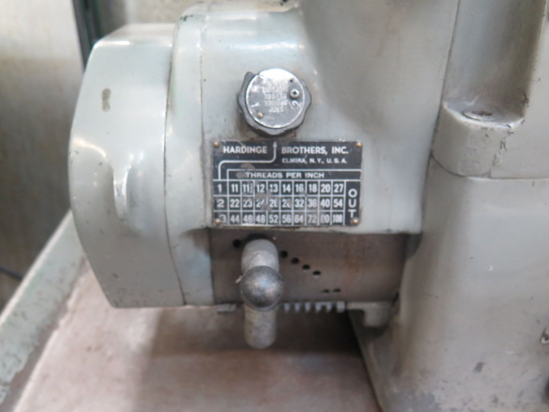 Hardinge HLV-H Wide Bed Tool Room Lathe s/n HLV-H-3211 w/ 125-3000 RPM, Inch Threading, SOLD AS IS - Image 7 of 13