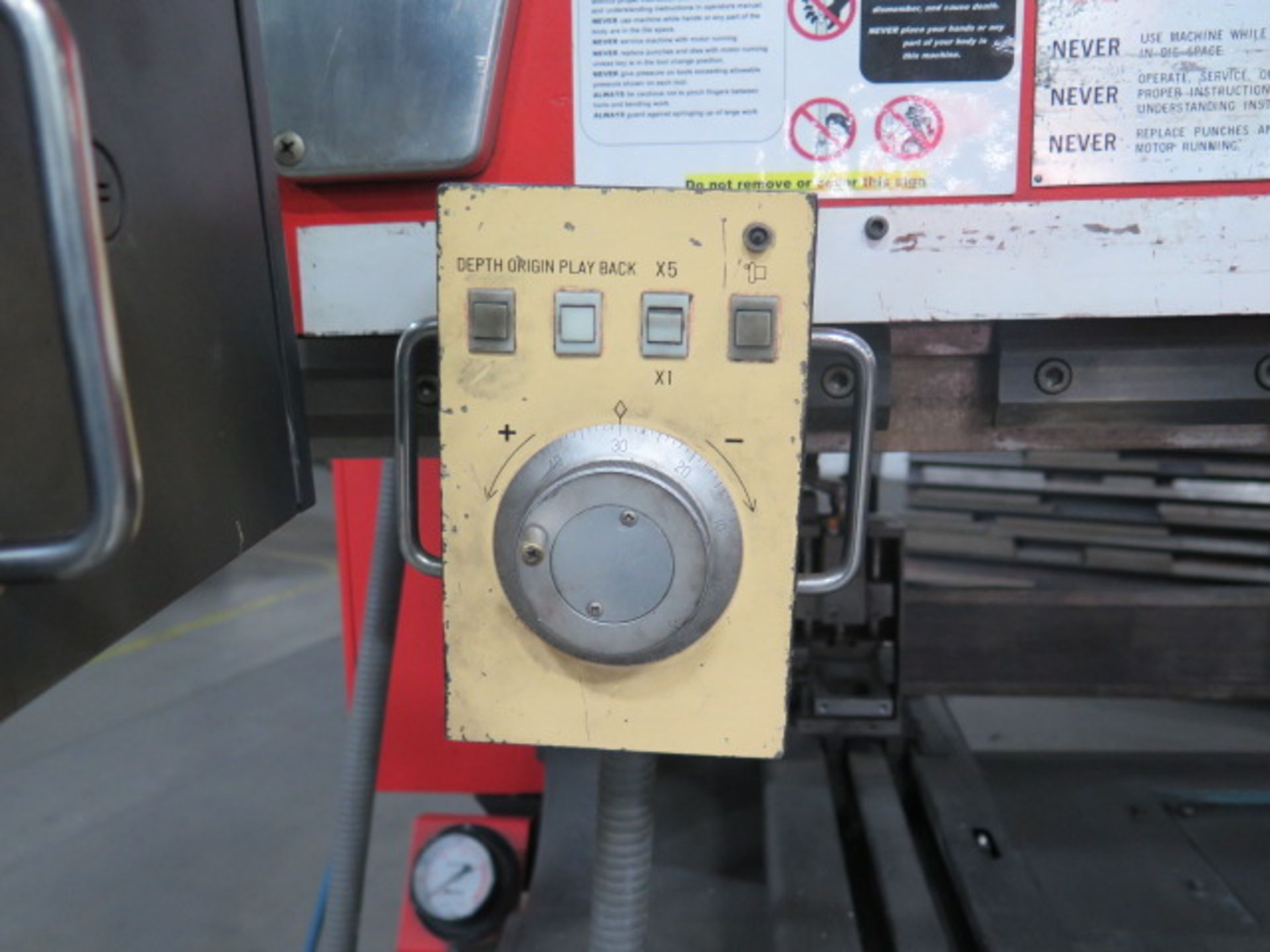 Amada RG-80 88 Ton x 8’ CNC Press Brake s/n NA w/ Amada NC9-EX II Controls, SOLD AS IS - Image 10 of 13