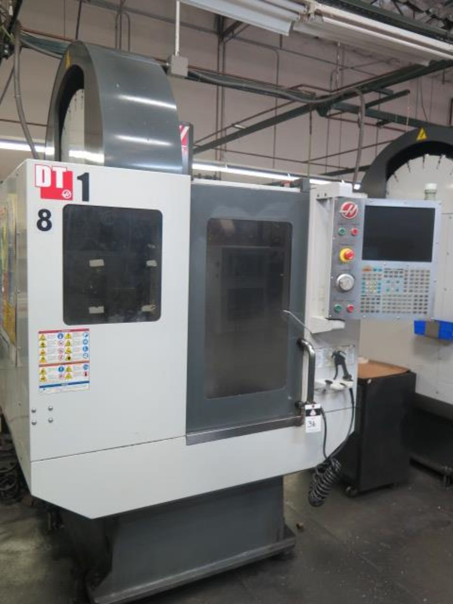 2012 Haas DT-1 4-Axis CNC VMC s/n 1093694 w/ Haas Controls, 20-Station ATC, SOLD AS IS - Image 2 of 13