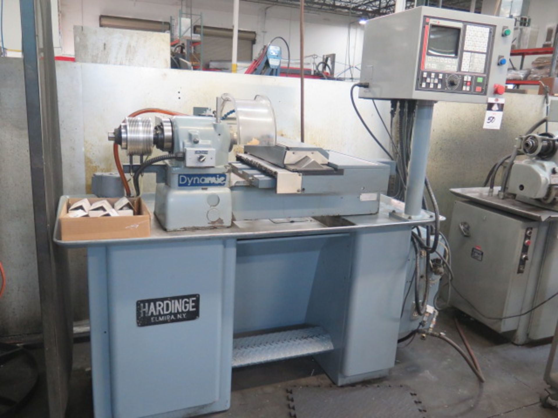 Hardinge / Dynamic CNC Cross Slide Lathe w/Fagor CNC Controls,Pneumatic 5C Collet Closer, SOLD AS IS - Image 2 of 13