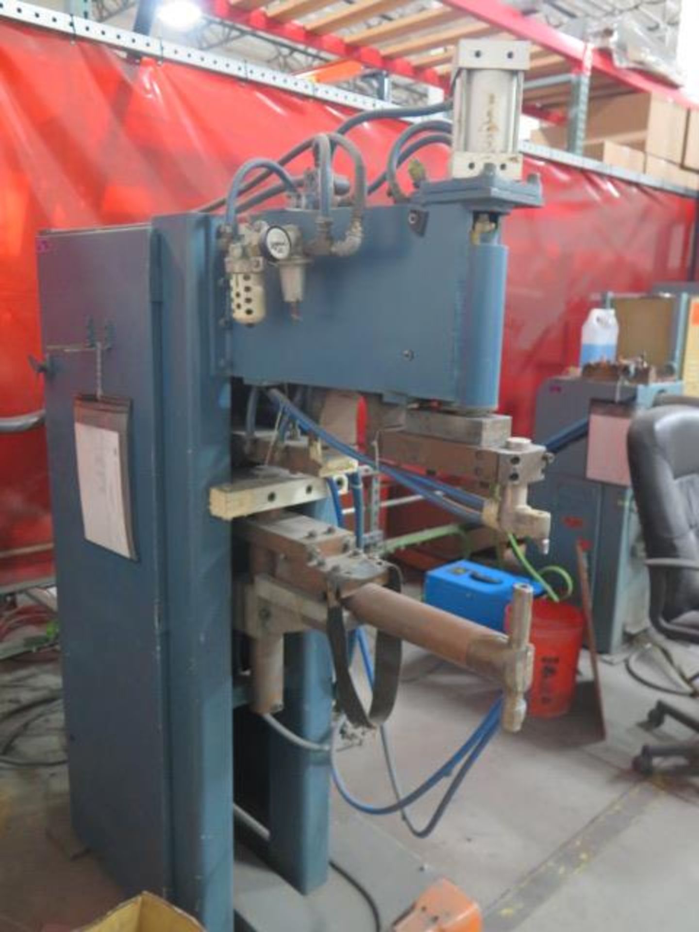 Entron Pneumatic Actuated Spot Welder s/n 10599 w/ Entron Controls (SOLD AS-IS - NO WARRANTY) - Image 2 of 10