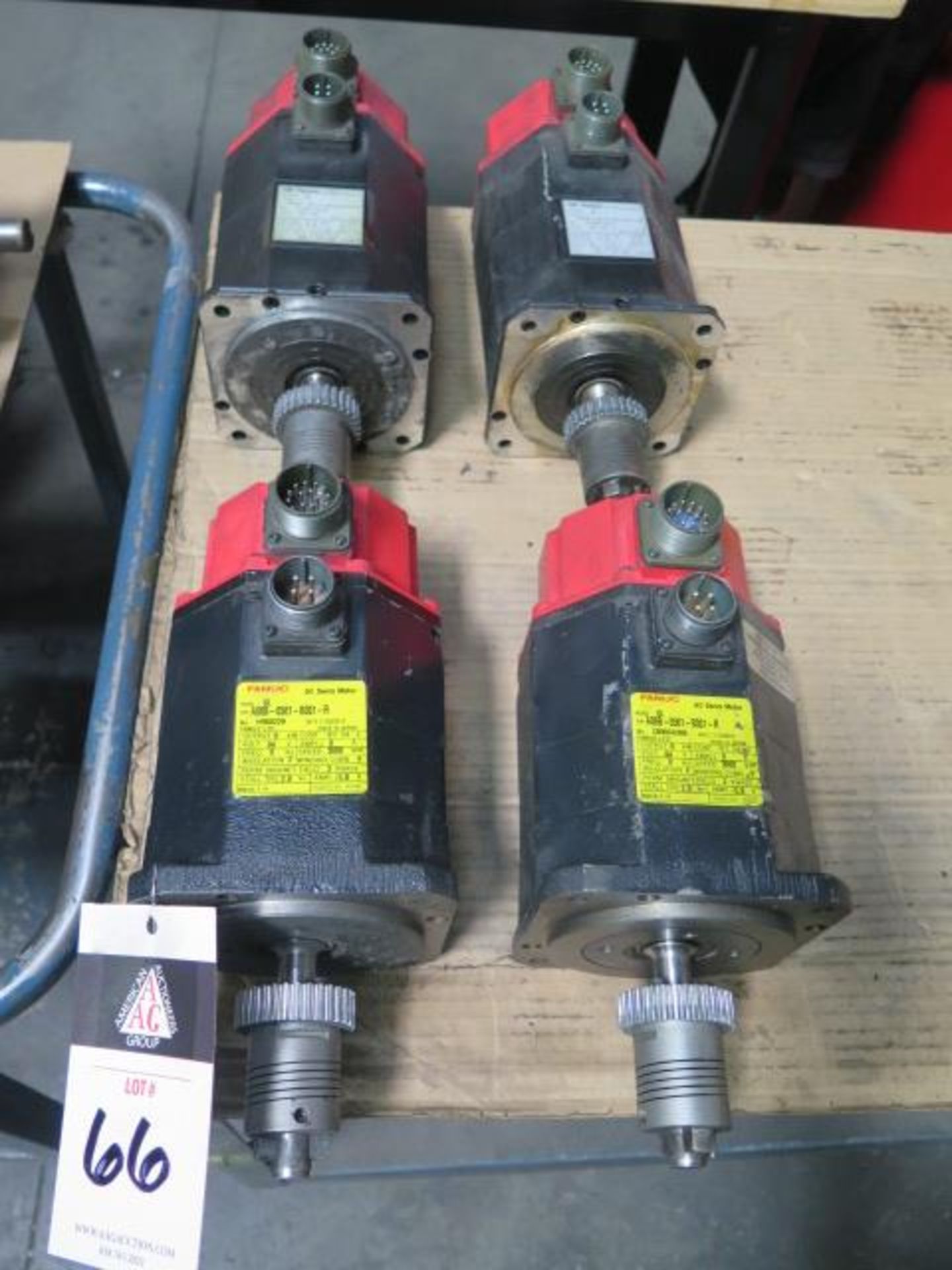 Fanuc Axes Drive Motors (4) (SOLD AS-IS - NO WARRANTY)