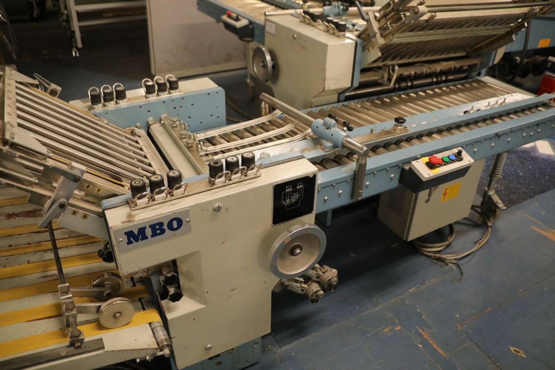 MBO Model B-26-1-26/4, 3-station folder, 26”x 40 capacity, W/considerable number of extra parts - Image 2 of 6