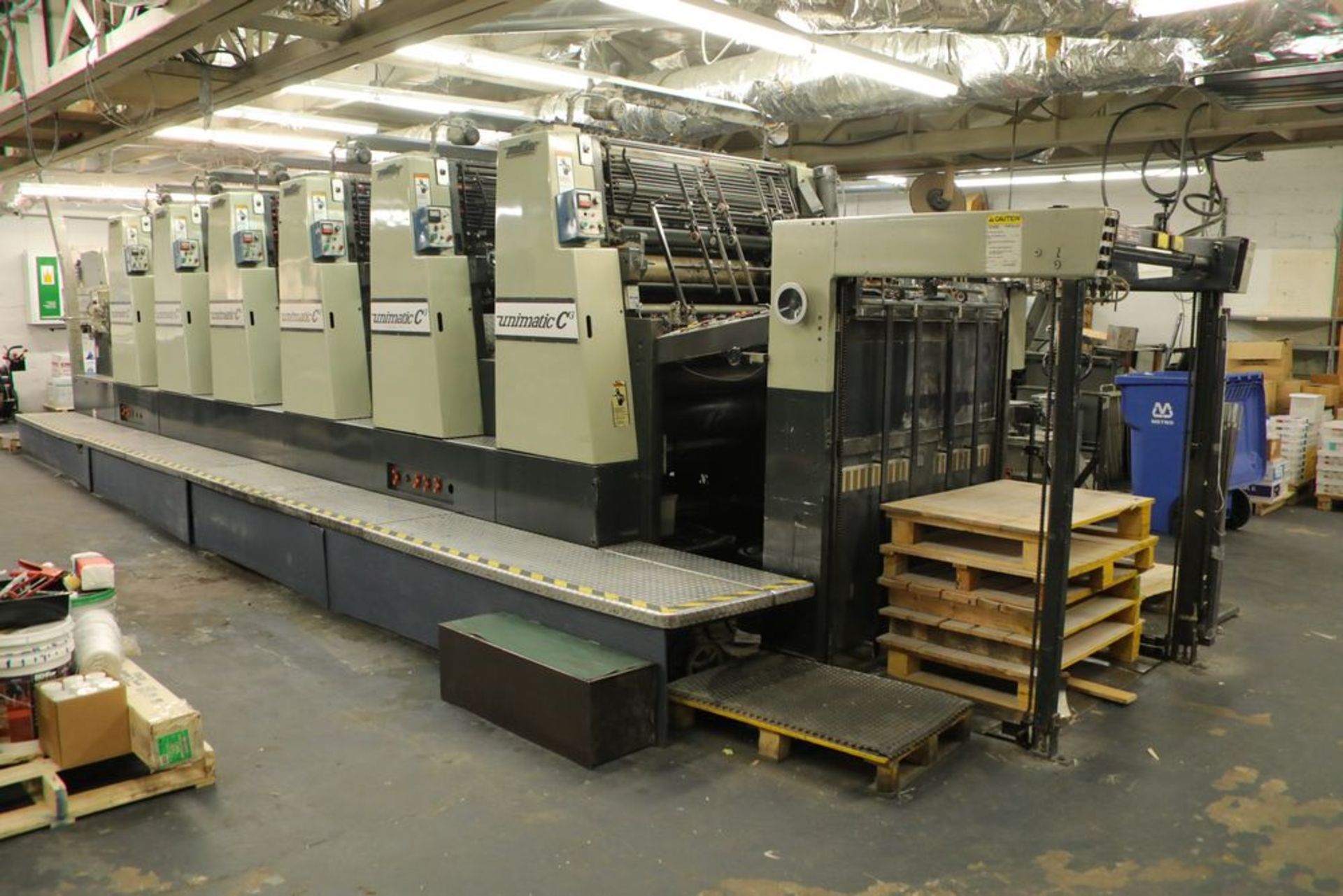 1989 Miller Unimatic C3 6/c 28"x41" W/Console & EZ40 Pallet Flipper