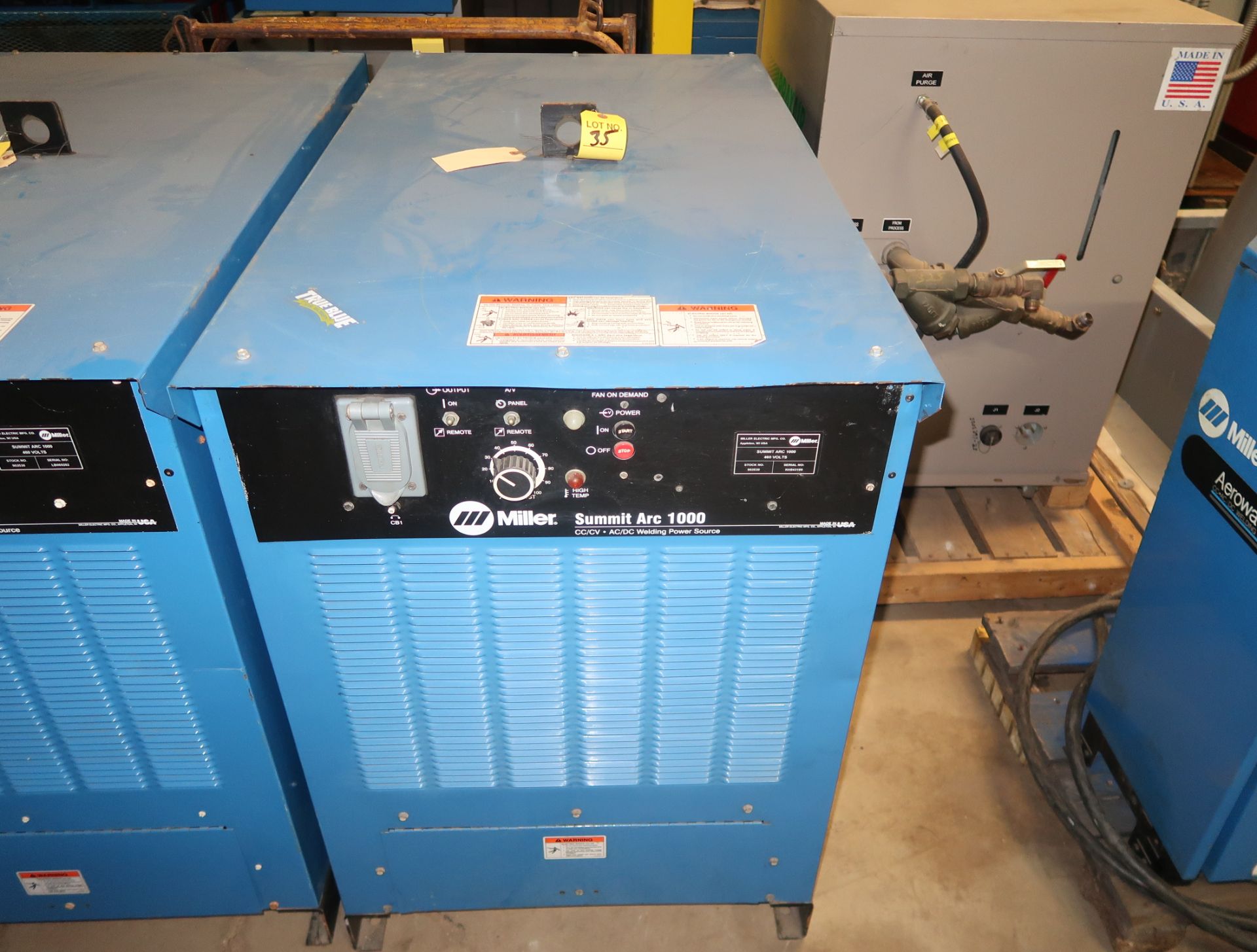 MILLER SUMMIT ARC 1000 CC/CV - AC/DC WELDING POWER SOURCE, 460V 3PH, SN. H543189