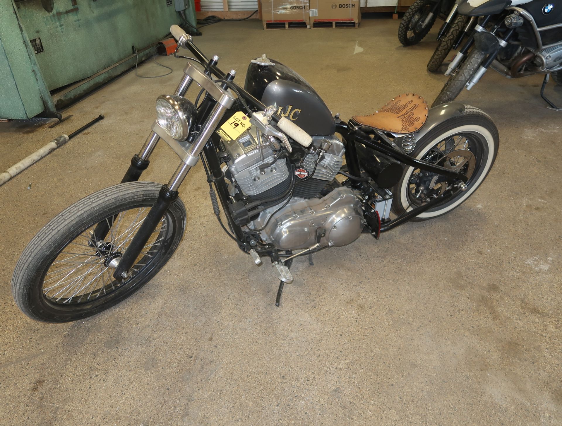 LJC INC. CUSTOM BOBBER, COMPLETE CUSTOM FRAME UP BUILD, 2004 SPORTSTER 883 HAMMER POWERSPORTS BIG