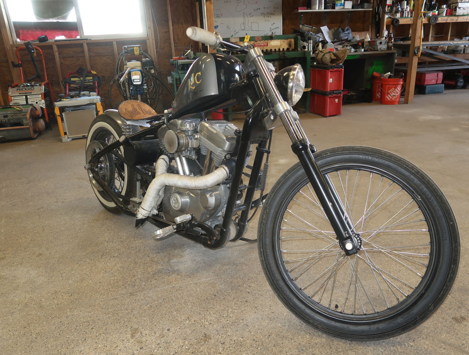 LJC INC. CUSTOM BOBBER, COMPLETE CUSTOM FRAME UP BUILD, 2004 SPORTSTER 883 HAMMER POWERSPORTS BIG - Image 7 of 9