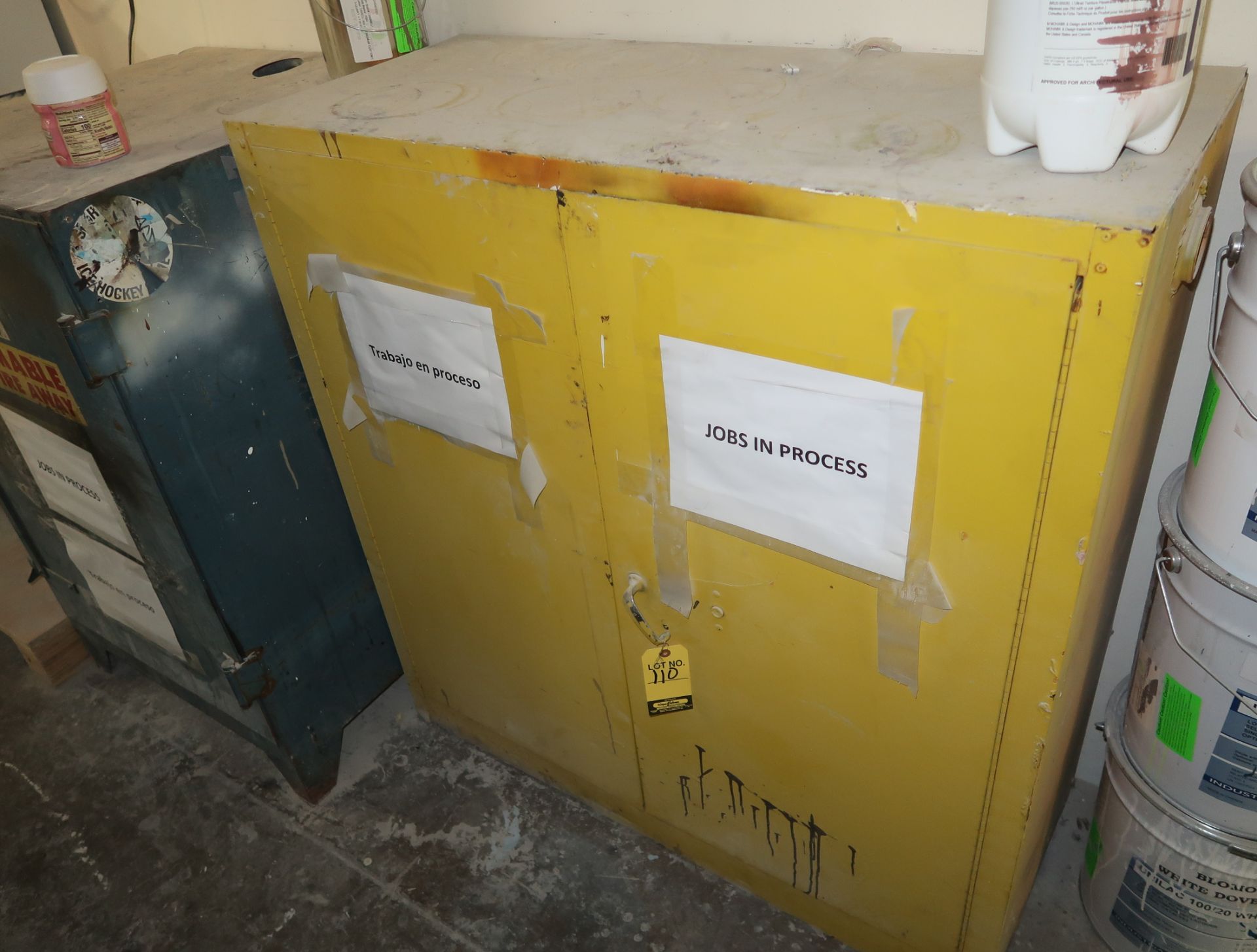 4'X4'X1.5' FLAMMABLE MATERIAL STORAGE CABINET