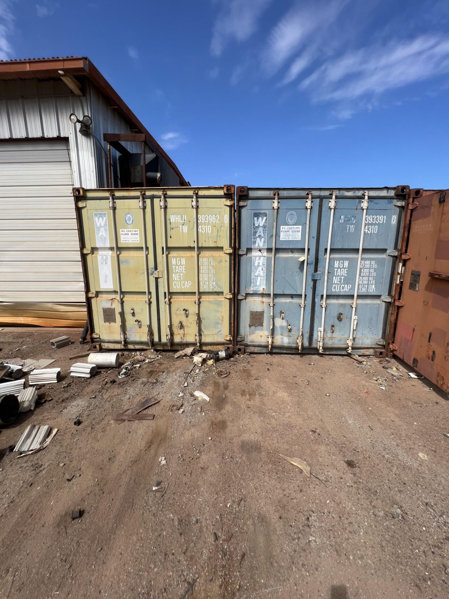 POWDER COAT CONVEYOR CONTAINED IN 2-40' CONEX BOXES - Image 5 of 9