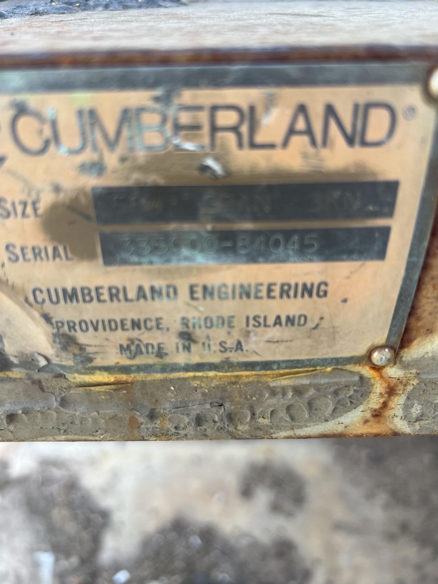 CUMBERLAND GRINDER, MDL. 5" SN. 335000-84045, 460V 3PH - Image 2 of 2