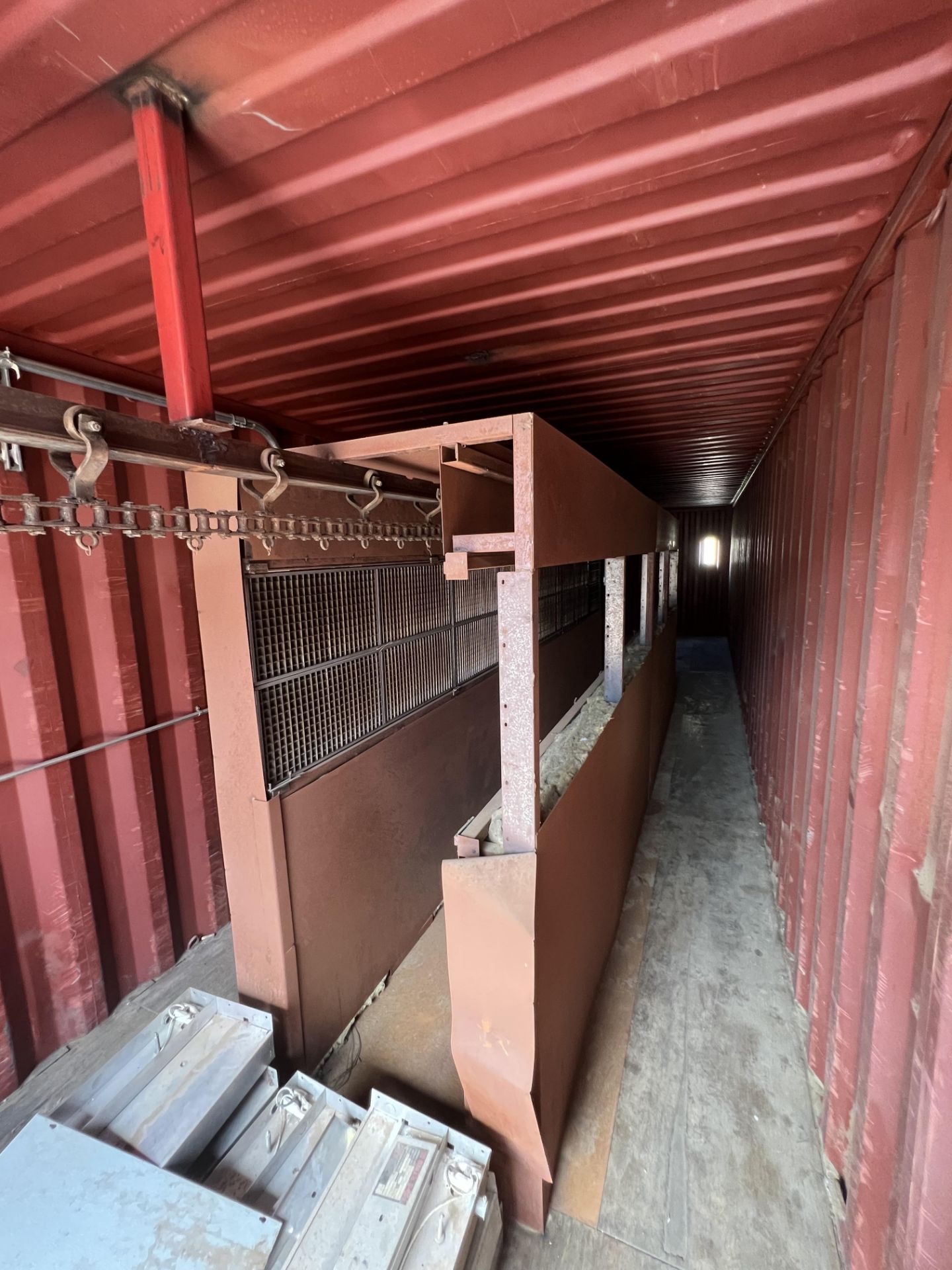 POWDER COAT CONVEYOR CONTAINED IN 2-40' CONEX BOXES - Image 7 of 9