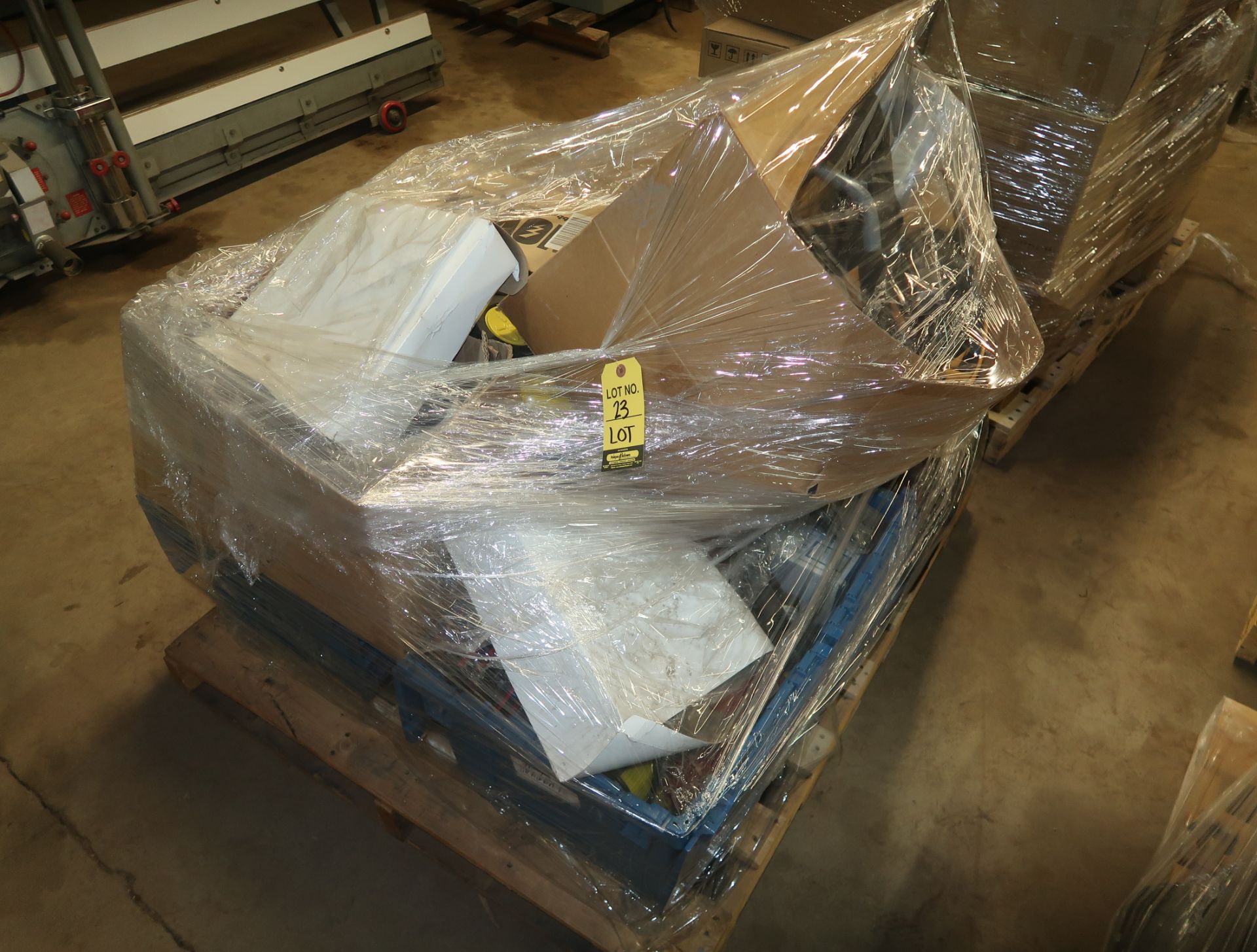 LOT VACUUM PUMP, TOOLING, TOOL BOXES, ETC.