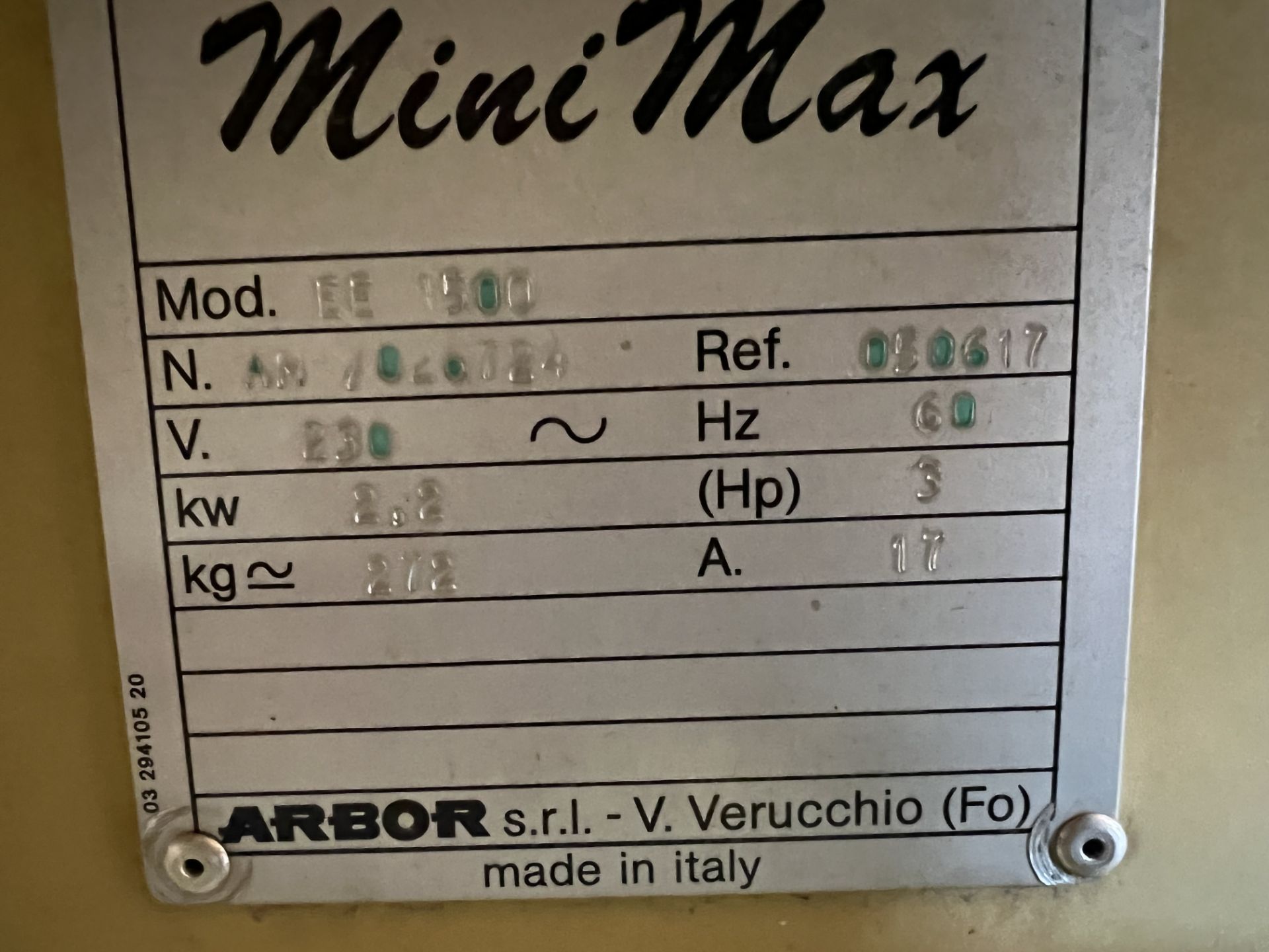 MINI MAX SANDER MDL. EE1500 W/ BELTS - Image 3 of 4