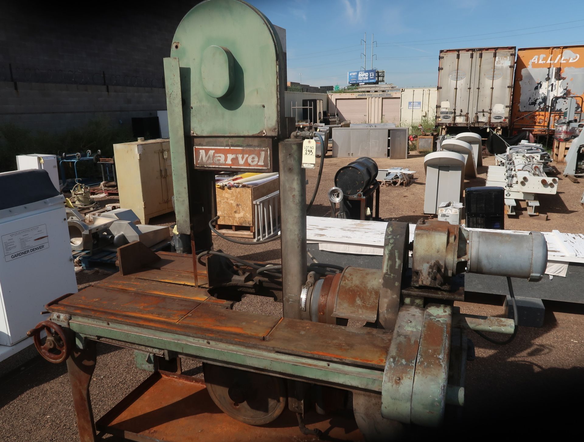 MARVEL MDL. 8 VERTICAL BAND SAW