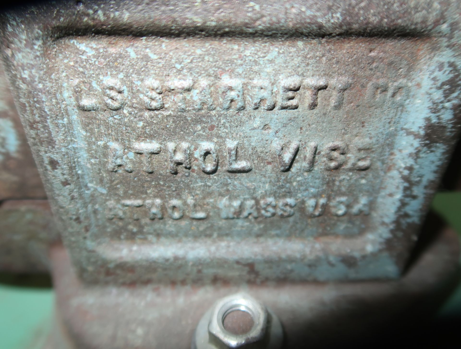 STARRETT SHOP VISE ON SWIVEL BASE - Image 2 of 2