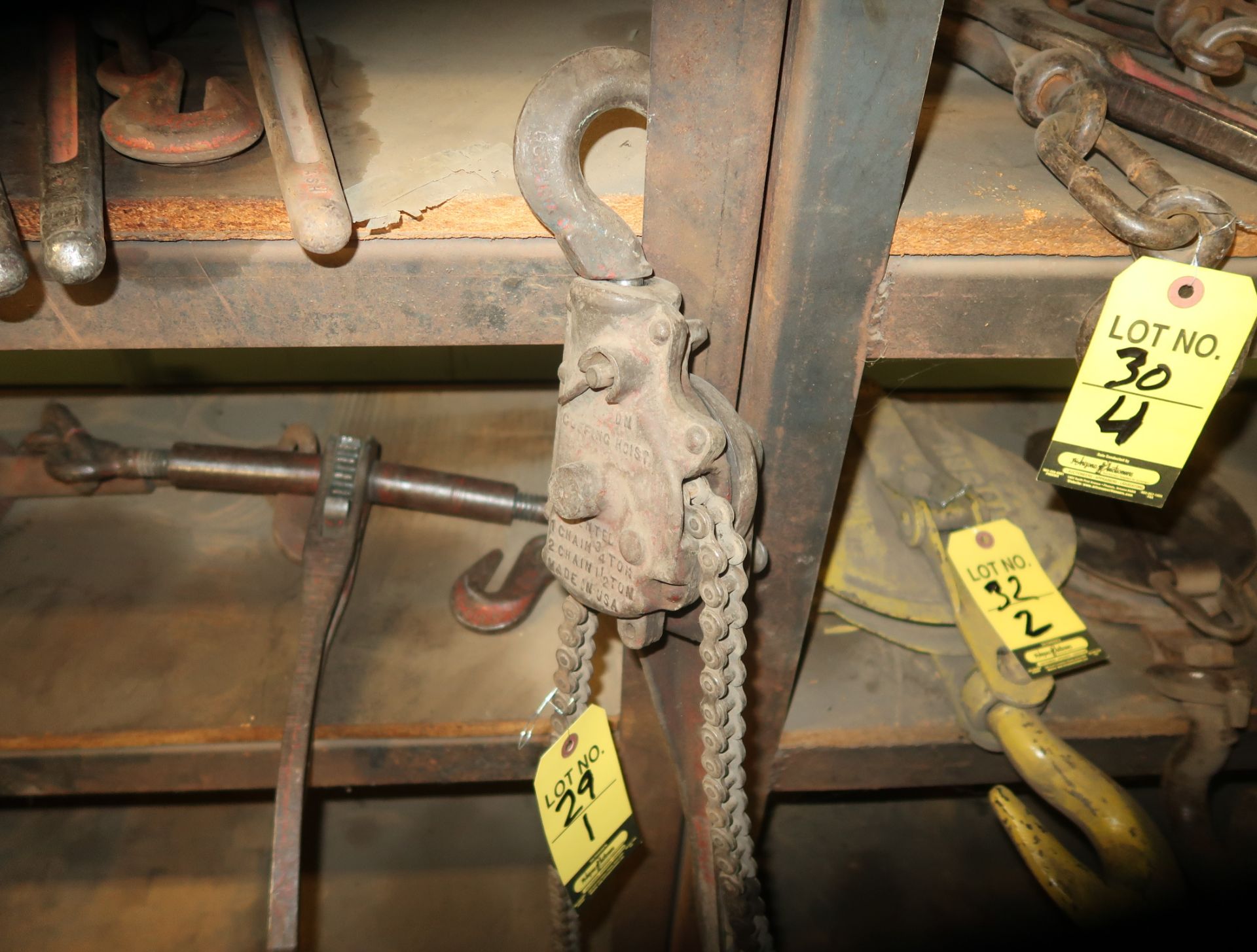 3/4-TON CHAIN RATCHET HOIST