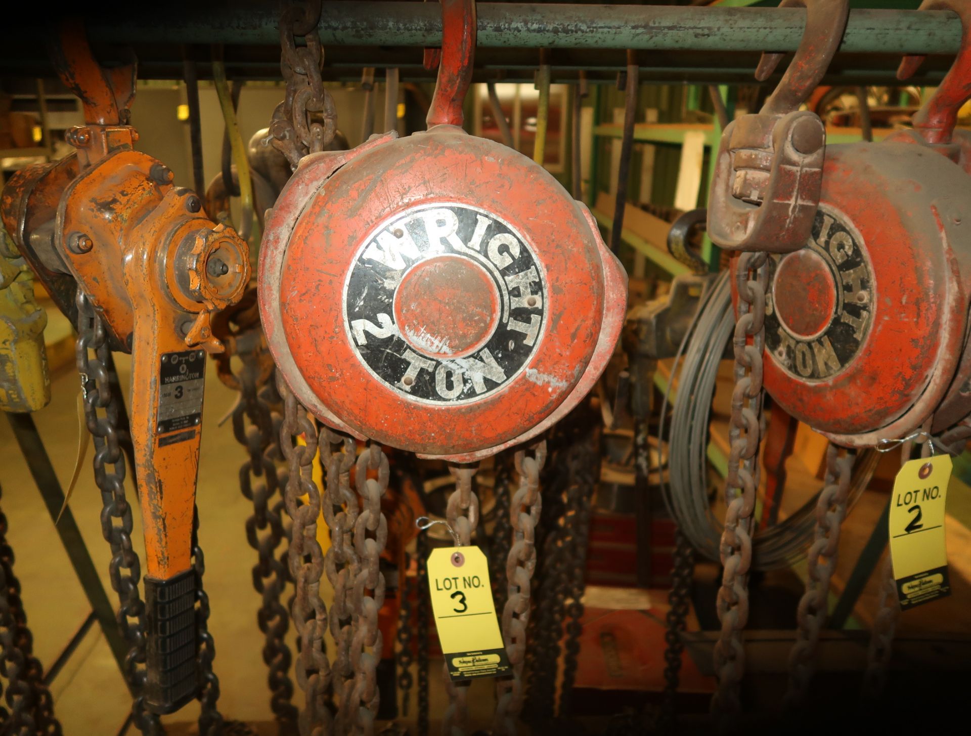 WRIGHT 2-TON CHAIN HOIST