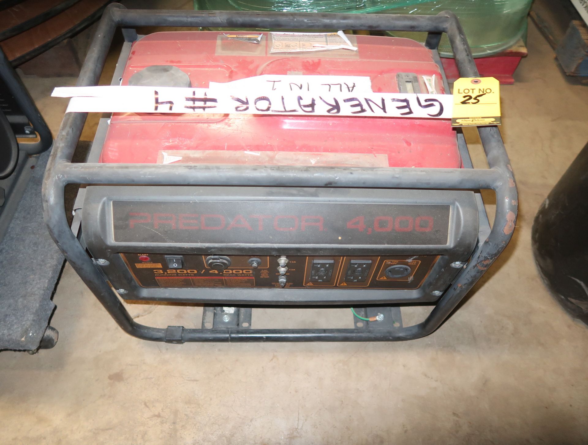 PREDATOR 4000 WATT GENERATOR