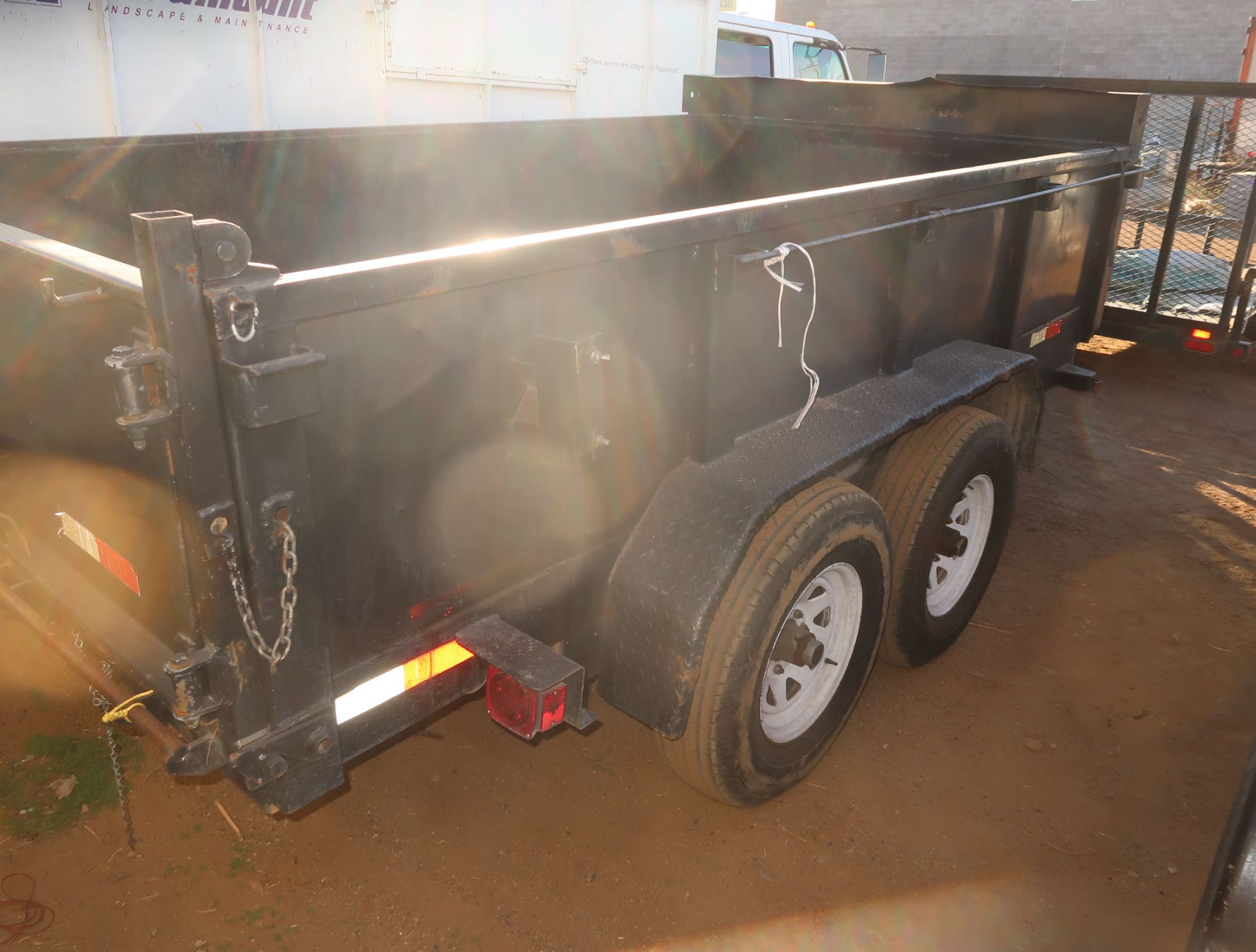 BIG TEX 12', DUMP TRAILER, 32" WALLS DOUBLE AXLE TRAILER - Image 6 of 7