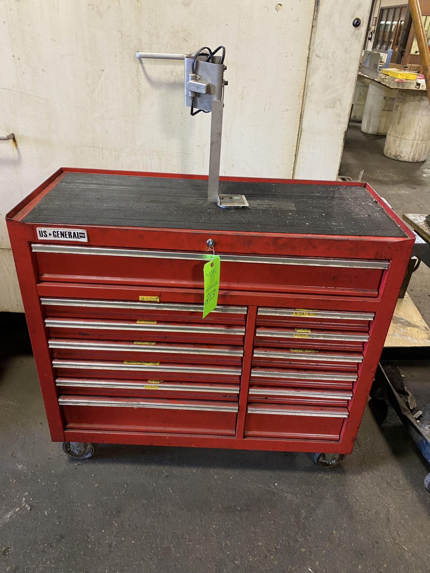 US General Portable Rolling Tool Box w/ Contents