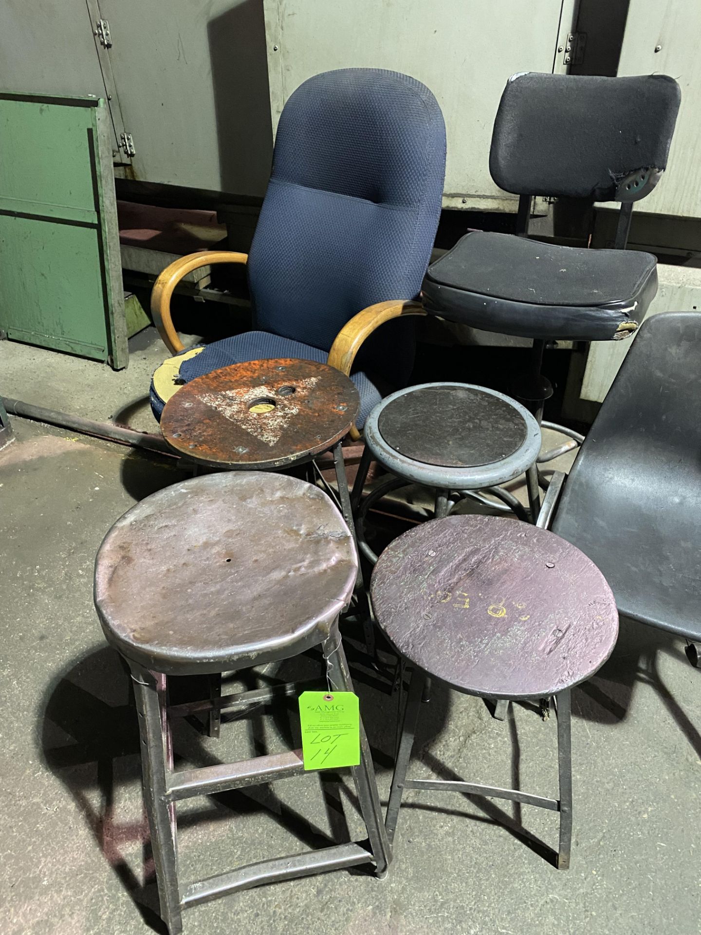 Lot of (7) Chairs & Stools