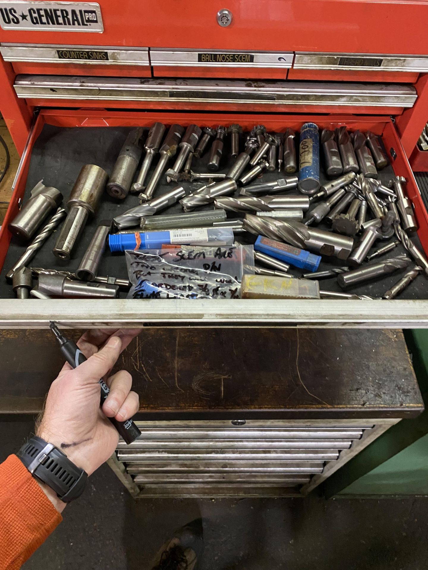 US General 6 Drawer Tool Box w/ Contents - Image 5 of 8