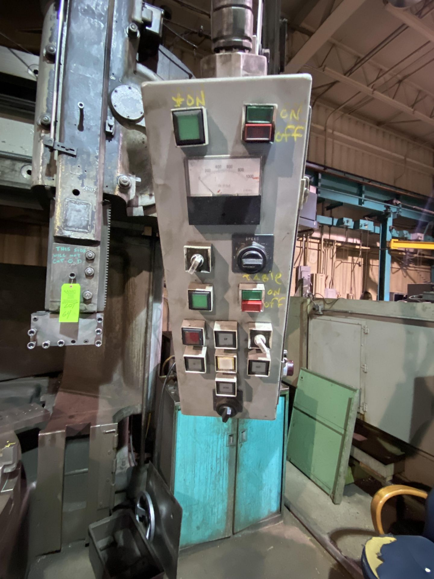 Cincinnati Hypro Vertical Boring machine,156" swing,70" max height, - Bild 2 aus 7