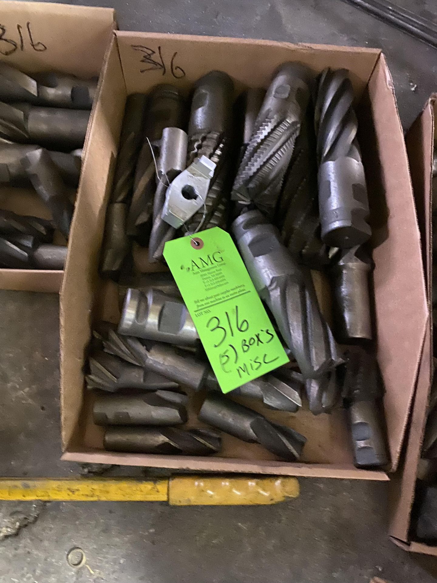 (5) Boxes of Misc. Cutters, Hold Downs & Tooling - Image 3 of 3