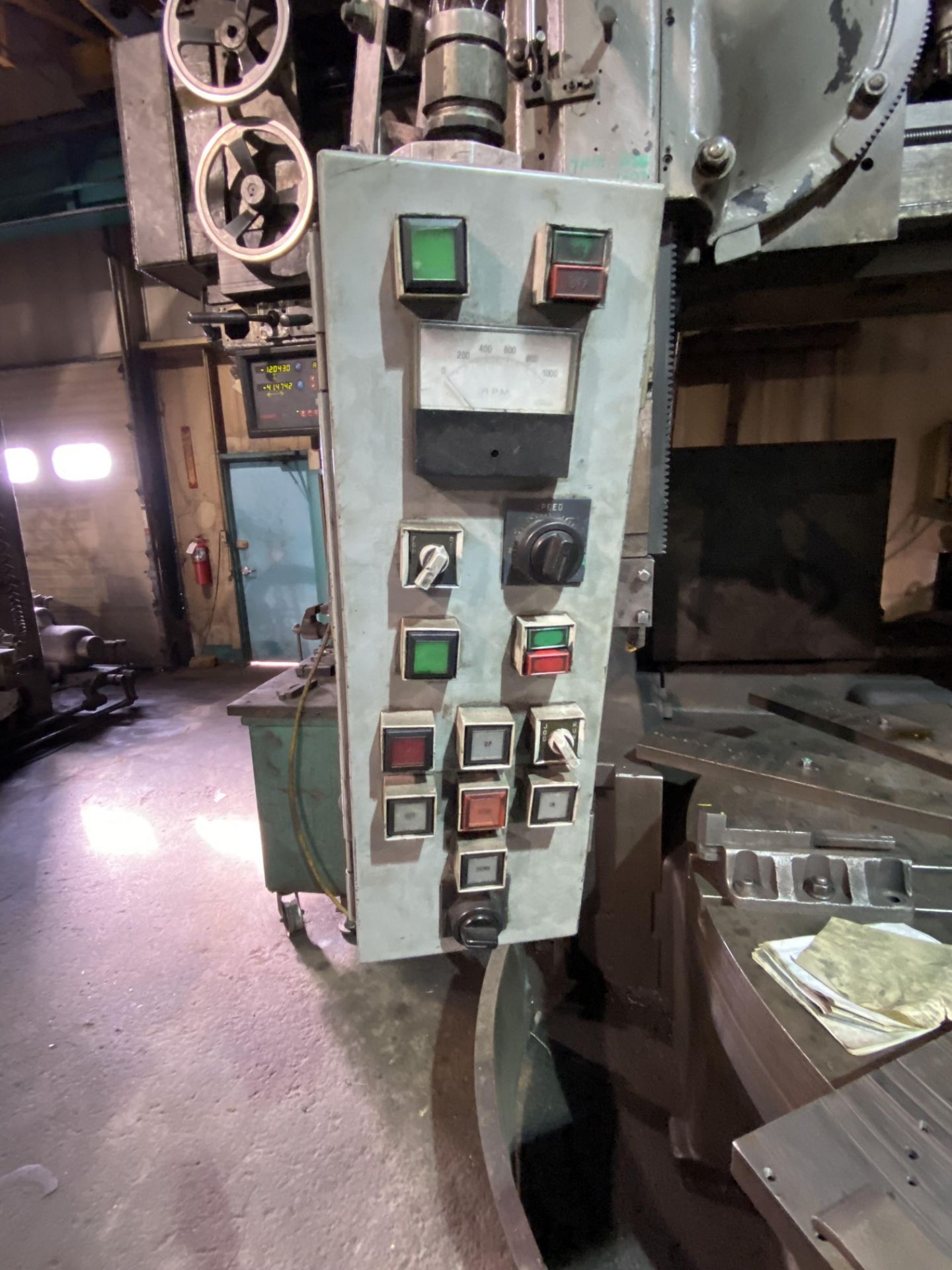 Cincinnati Hypro Vertical Boring machine,156" swing,70" max height, - Bild 6 aus 7