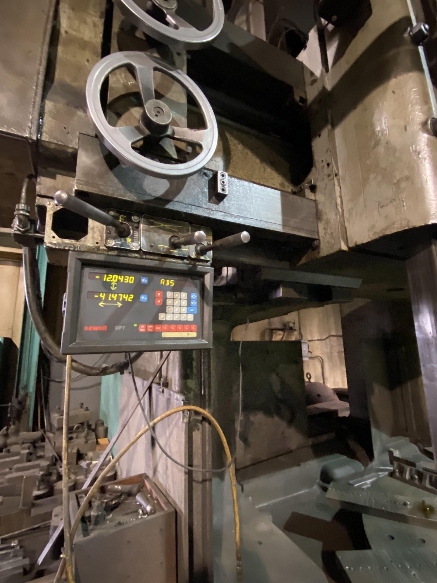 Cincinnati Hypro Vertical Boring machine,156" swing,70" max height, - Image 4 of 7