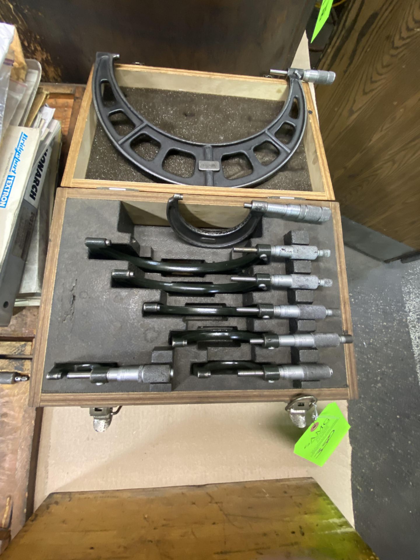 Box Set of Various Sized Micrometers