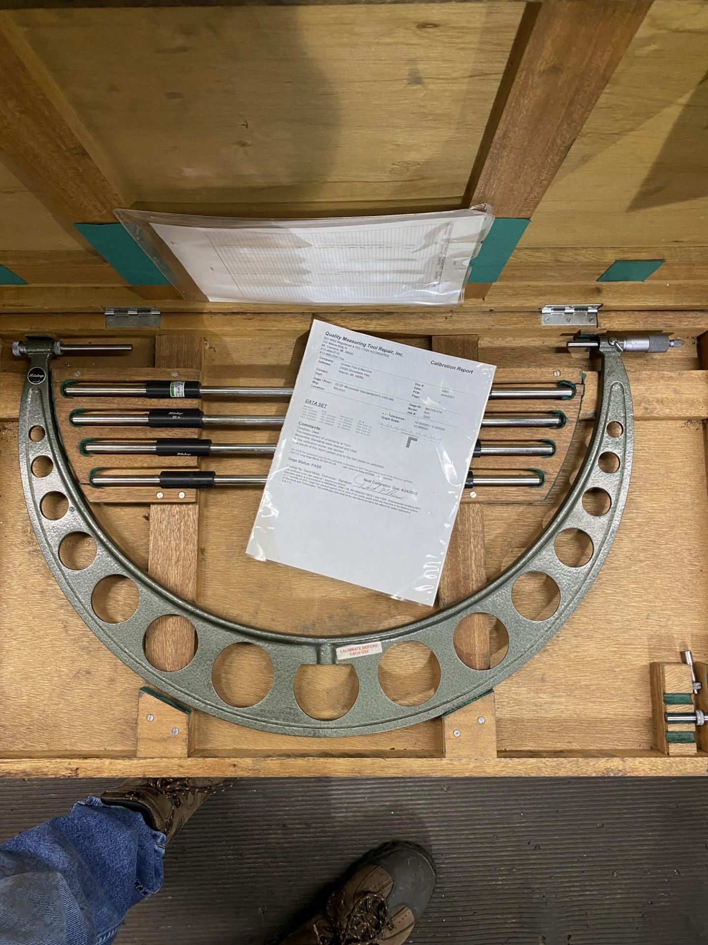 Mitutoyo Micrometer Set, 20"-23"