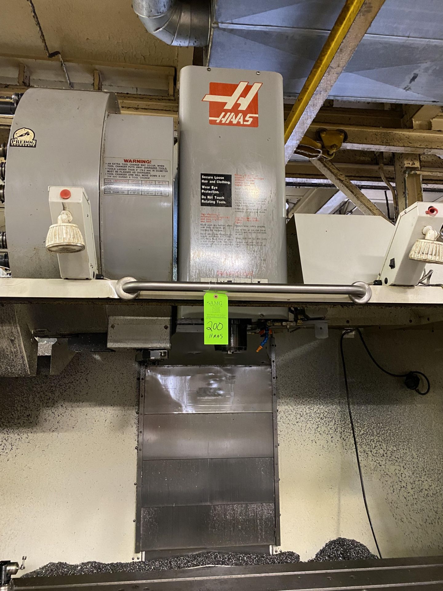 Haas VF-8 CNC,4 axis Vertical machining center. Serial no.1055661,10,000 RPM, - Bild 2 aus 5