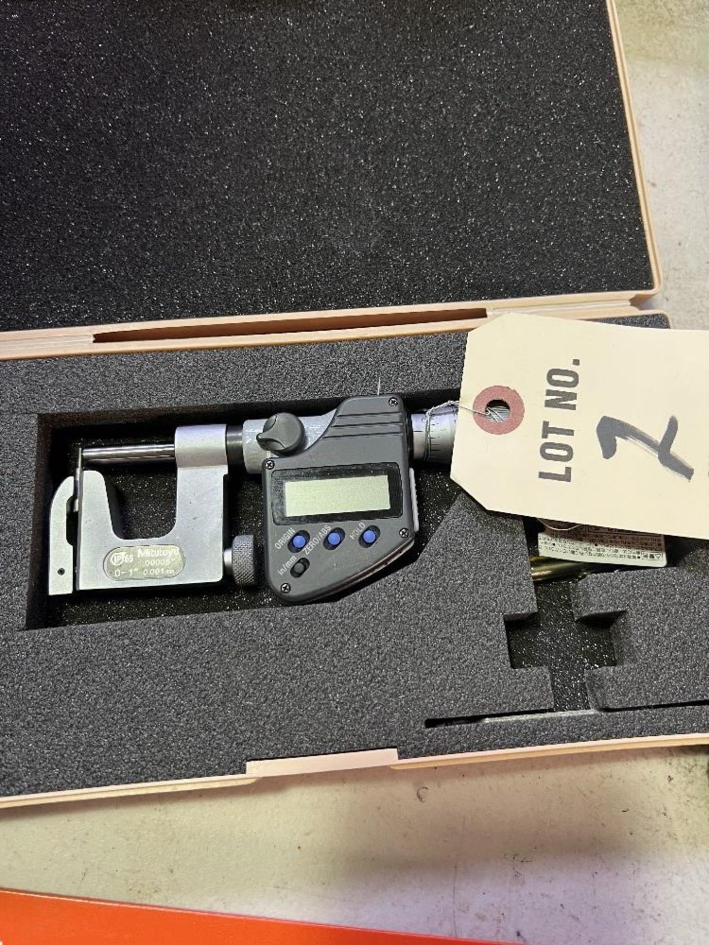 0-1” Mitutoyo Digital Micrometer