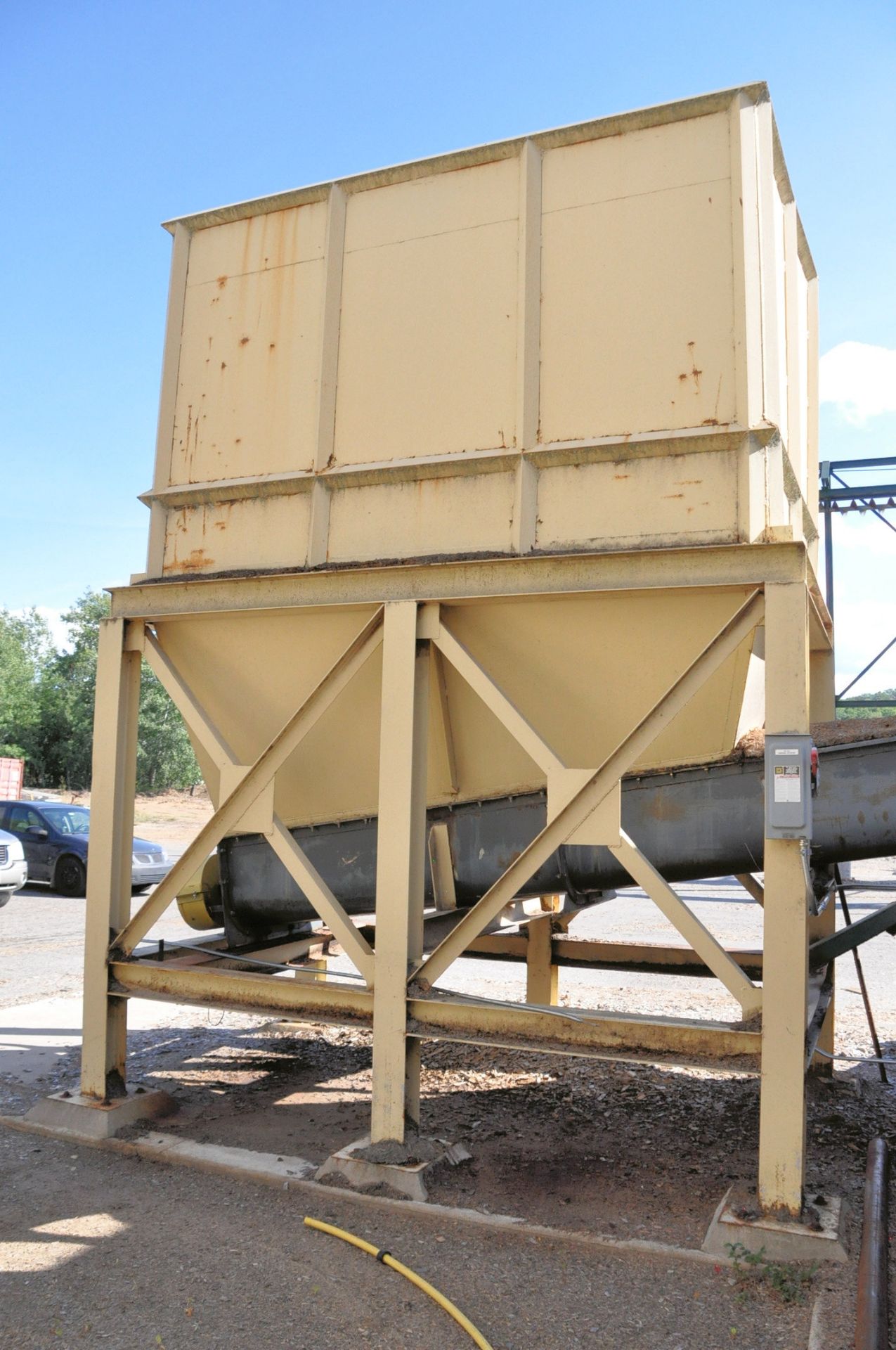 Raw Materials Stationary Receiving Hopper Bin, Approximately 10' Long - Image 2 of 5