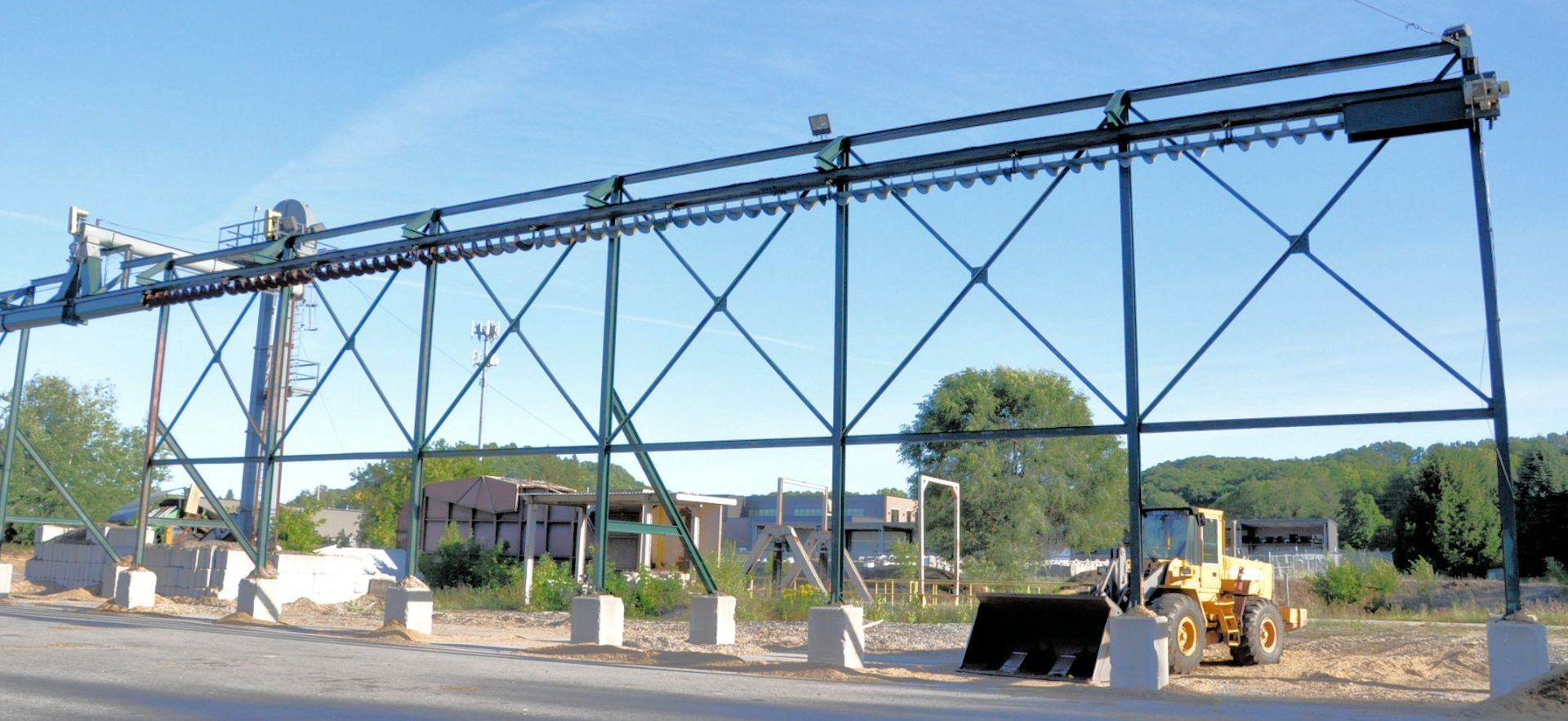 Right Side Support Framing Structure, (Screw Conveyor System Not Included)