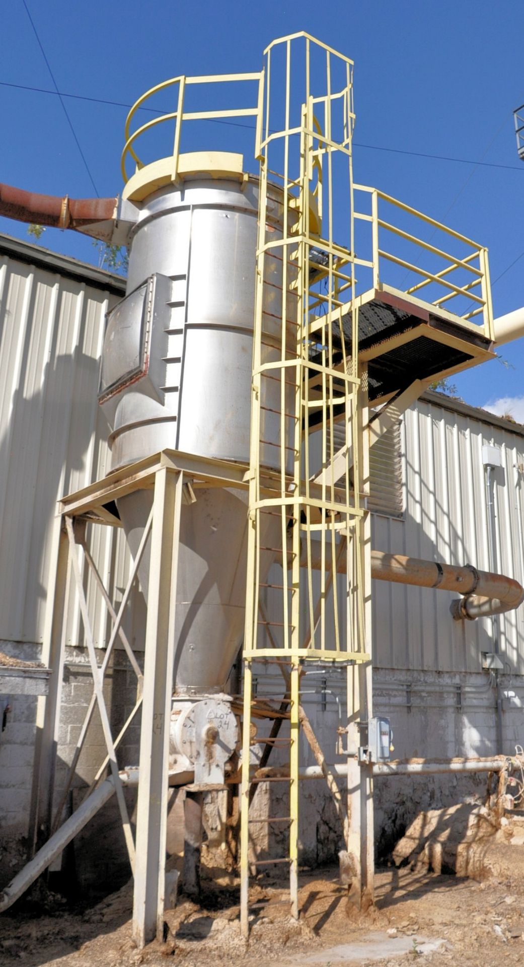 MAC Dry Stainless Steel Hammer Mill Bag House Dust Collector, S/n N/a,