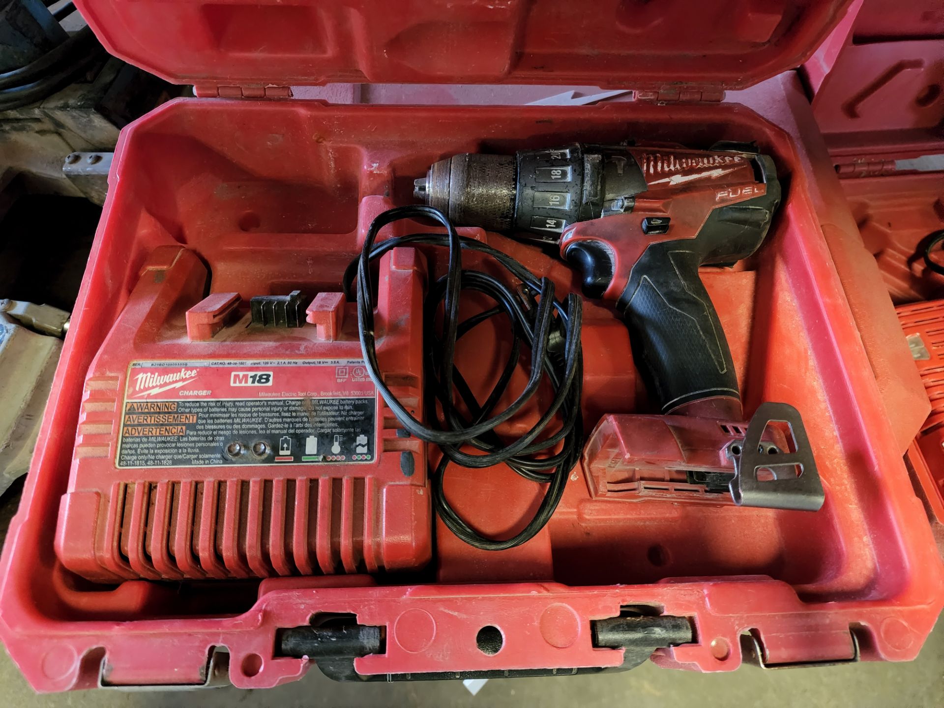 Milwaukee Hammer Drill w/Case & Charger (No Battery)