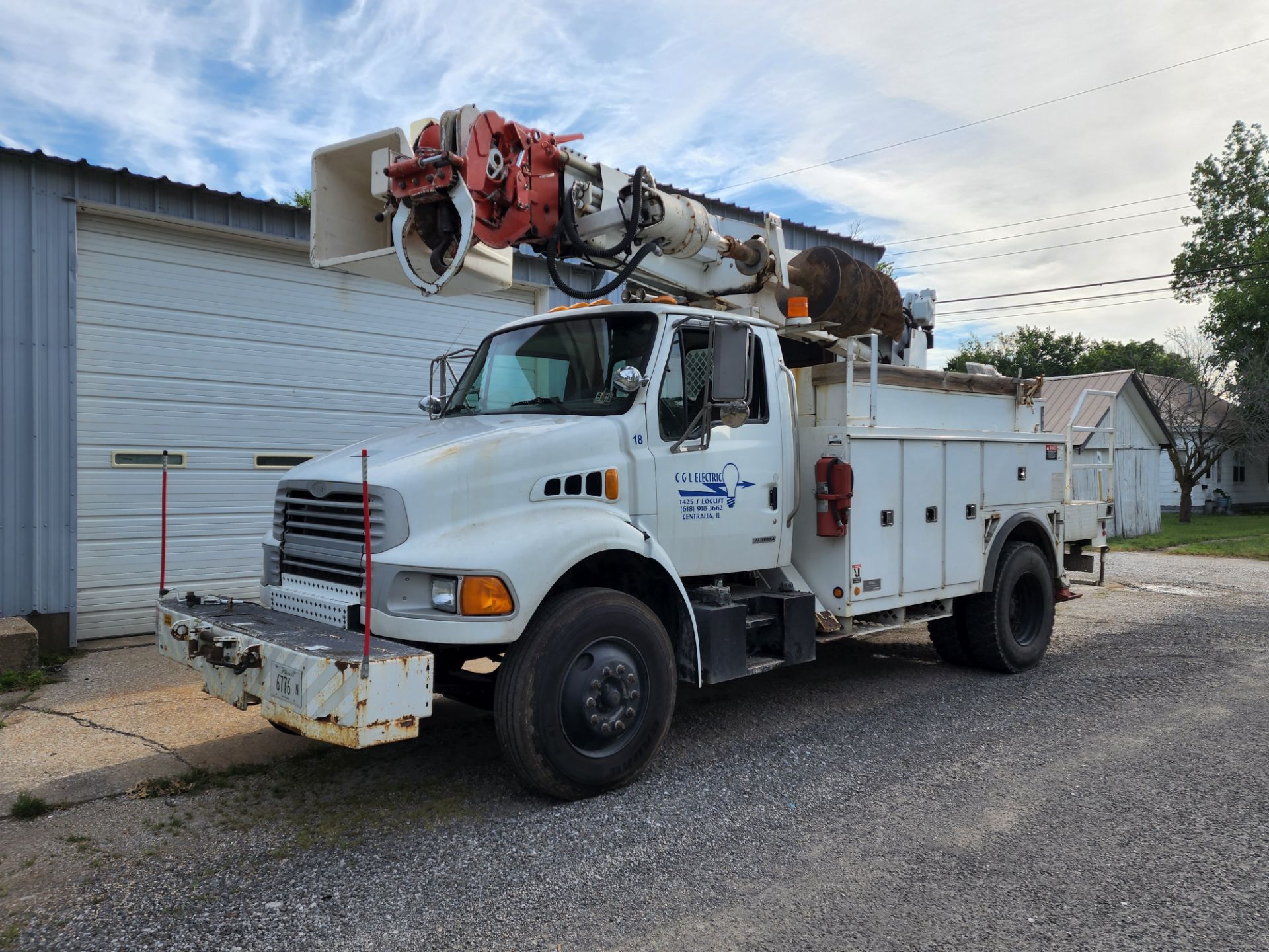 2003 Sterling Acterra Digger Derrick Truck