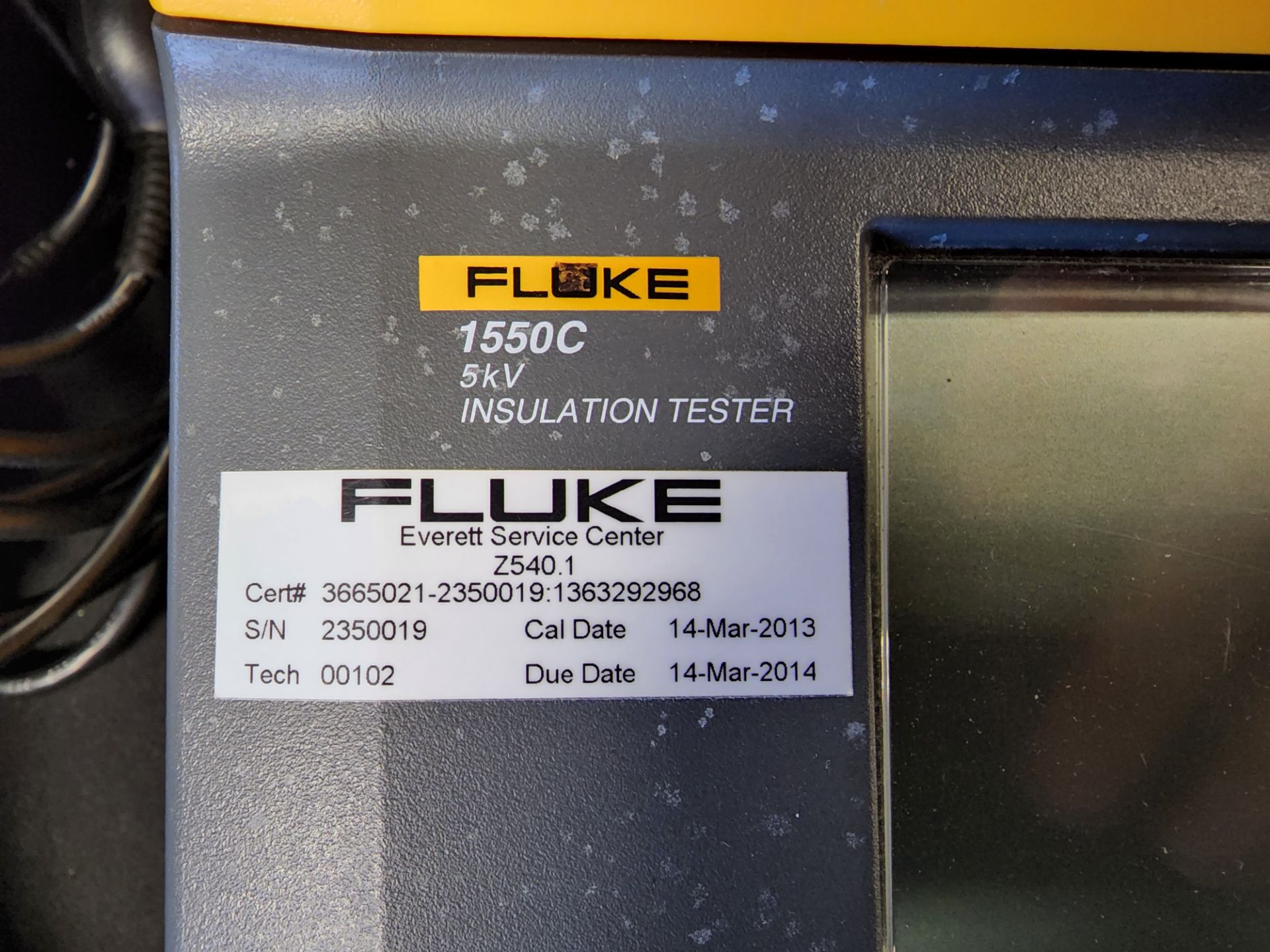 Fluke Model 1550C 5kV Insulation Tester - Image 3 of 4