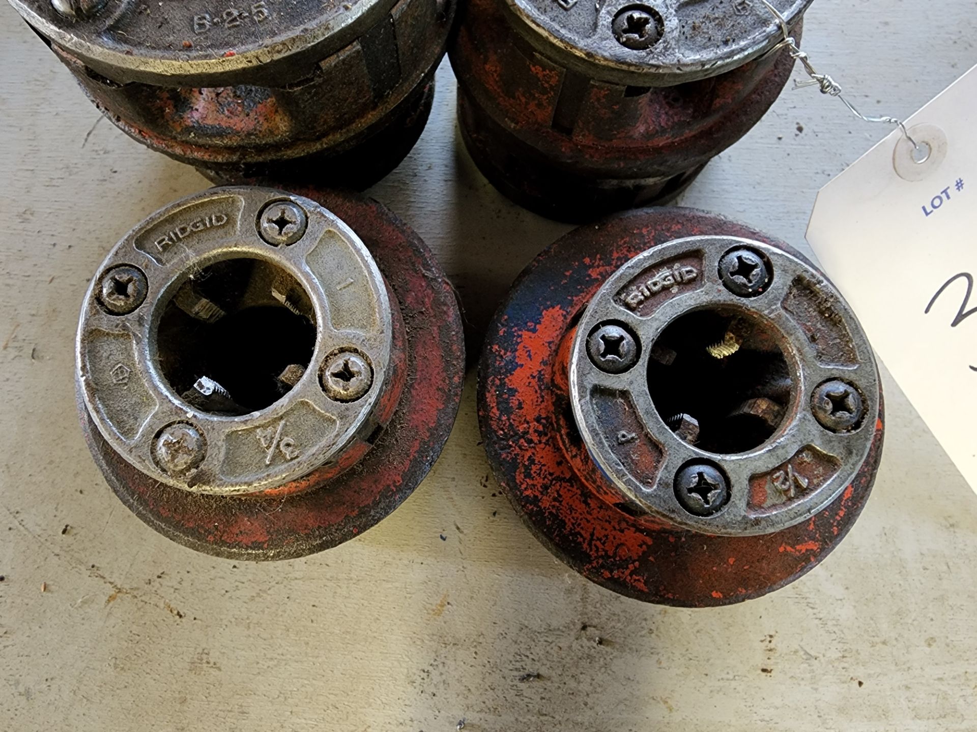 Lot Consisting of (4) Ridgid Dies - Image 2 of 3