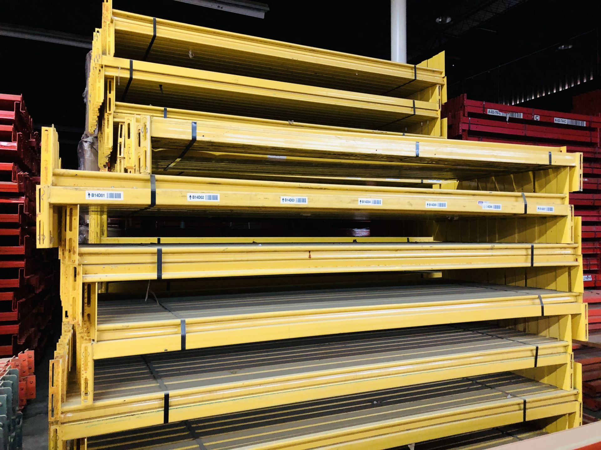 5 BAYS OF 99"H X 42"D X 108"W T-BOLT STYLE PALLET RACK - Image 3 of 4